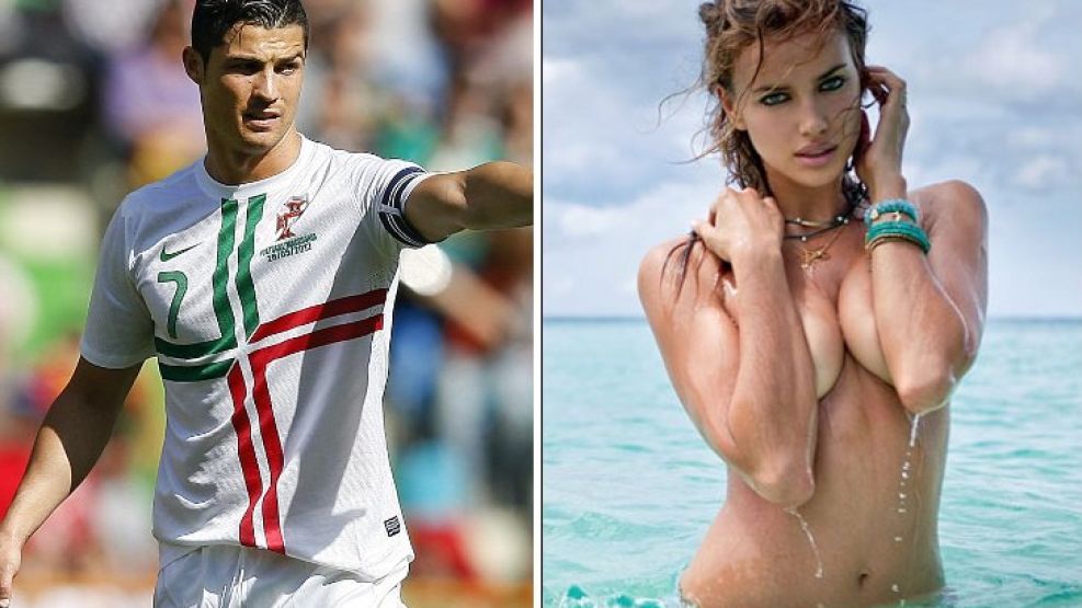 Cristiano y su novia actual, la modelo rusa Irina Shayk.