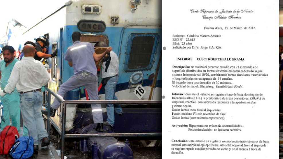 Marcos Antonio Córdoba quedó en terapia intensiva tras el accidente.