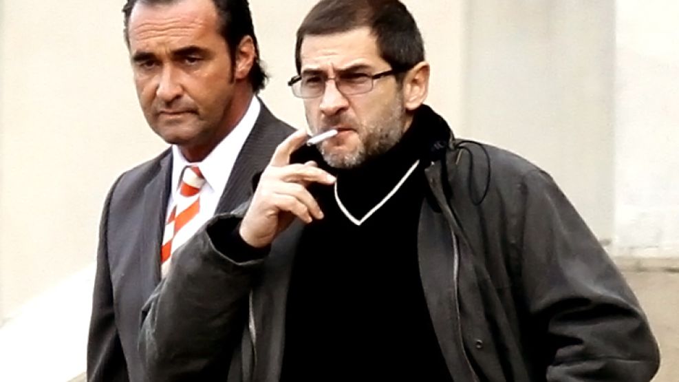 Sergio Schoklender, ex apoderado de Madres de Plaza de Mayo, en los tribunales de Comodoro Py. 