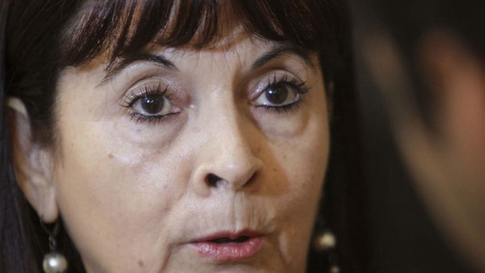 Susana Trimarco, madre de Marita, durante el juicio. 
