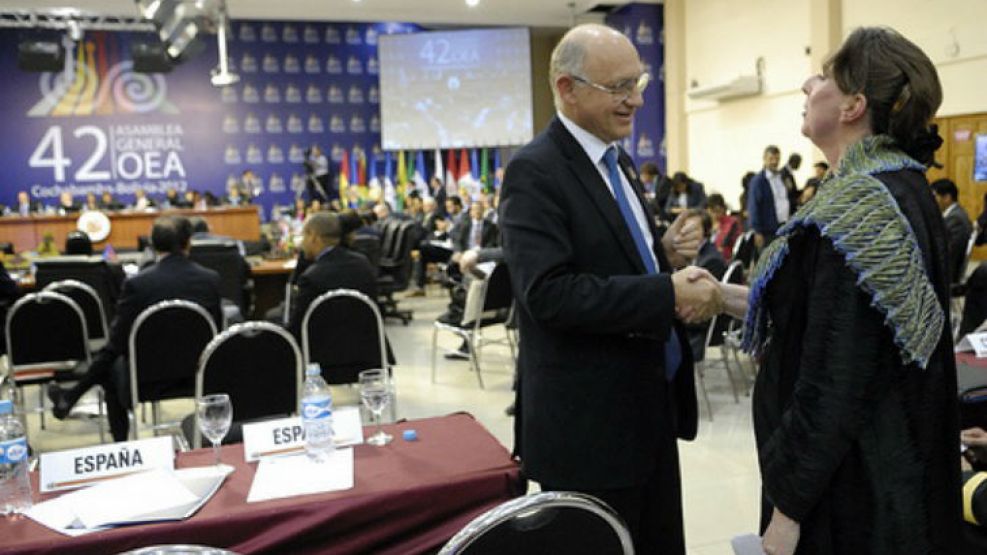 Timerman y Clauder se saludaron por primera vez.