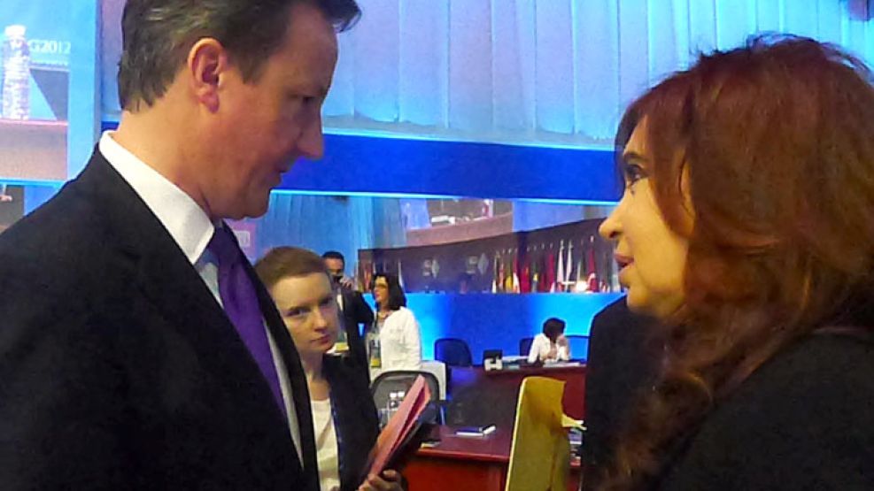 Fernández de Kirchner y Cameron tuvieron un cruce durante la cumbre del G20.