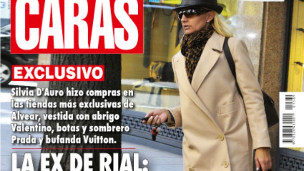 Silvia D´Auro, ex de Rial, en la portada de revista Caras. 