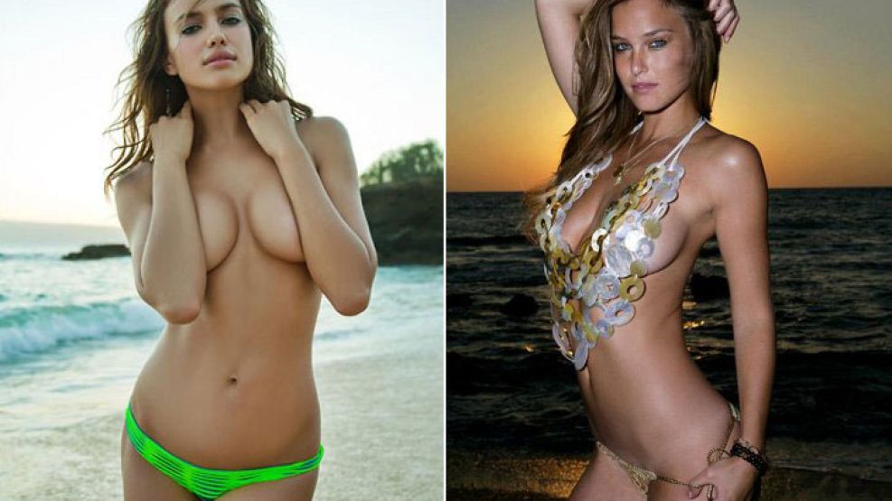 Irina Shayk y Bar Refaeli.