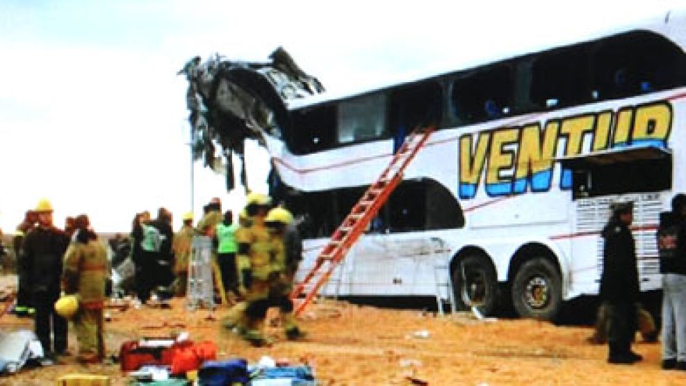 El accidente en Puerto Madryn. 