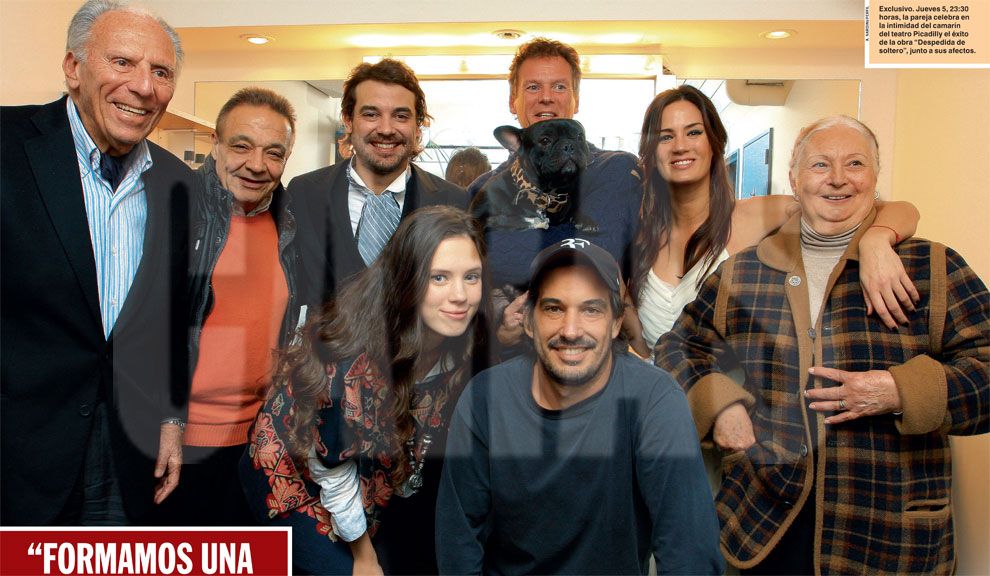 Paula Chaves, Pedro Alfonso y la familia a pleno