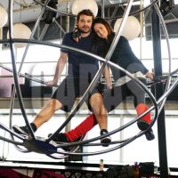Paula Chaves y “Peter”: romance en el aire