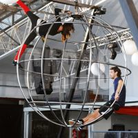 Paula Chaves y “Peter”: romance en el aire
