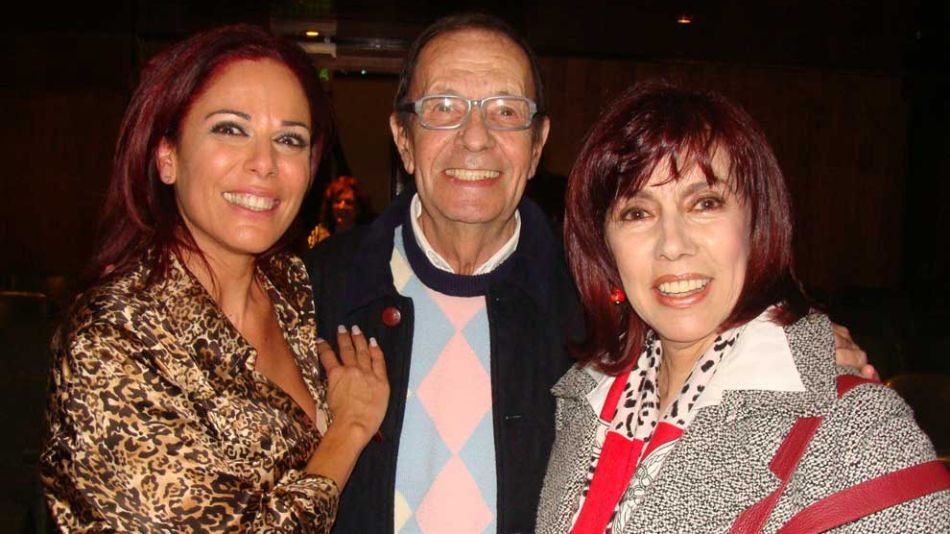 Iliana Calabró con Guillermo Bredeston y Nora Cárpena