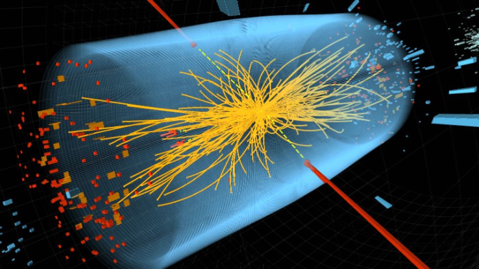 Gráfica que ilustra el descubrimiento del bosón de Higgs.