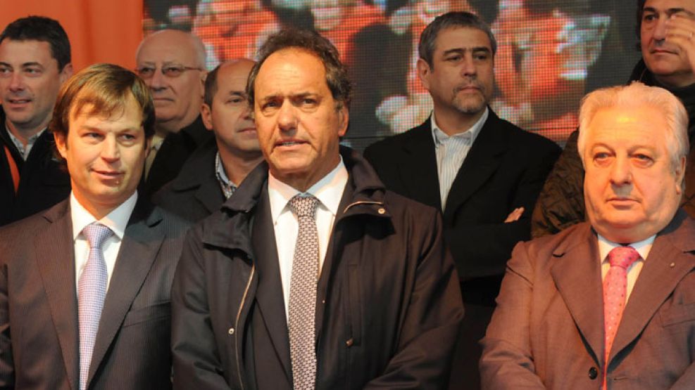 El gobernador bonaerense, Daniel Scioli. 