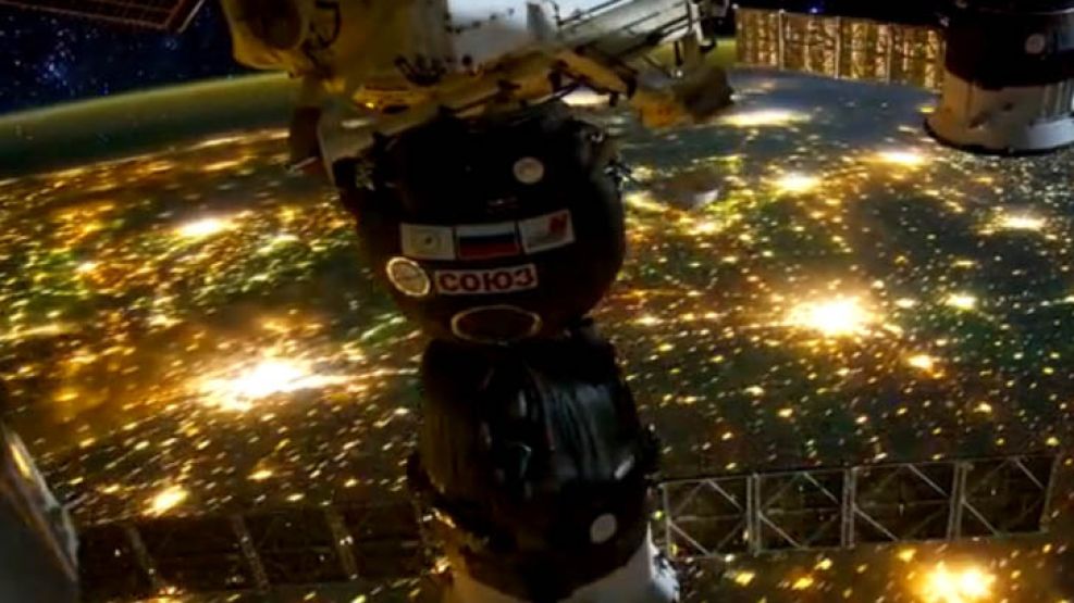 La Tierra vista desde la Estación Espacial Internacional.