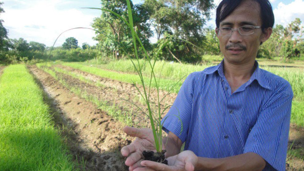 El agrónomo camboyano Yang Saing Koma, otro de los galardonados.