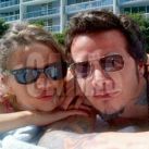 Sebastián Ortega y su novia en Miami