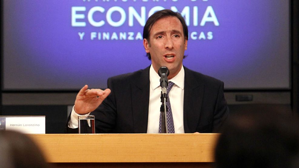 Hernán Lorenzino. Ministro de Economía.