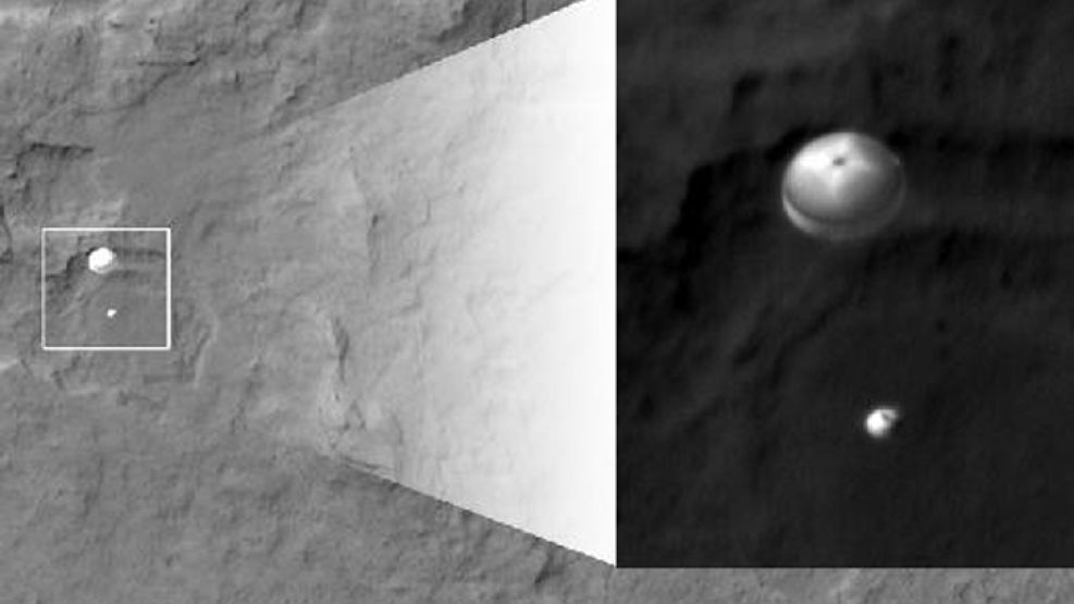 La sonda aterrizó cerca de la zona marciana conocida como "Monte Sharp".