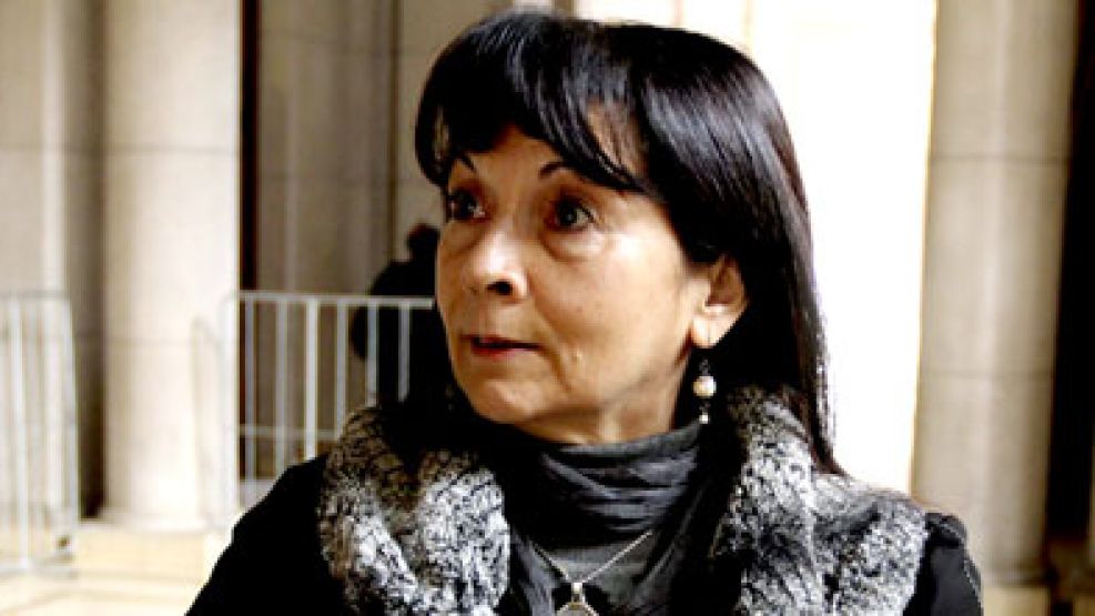 Susana Trimarco, madre de Marita, en los tribunales de Tucumán. 