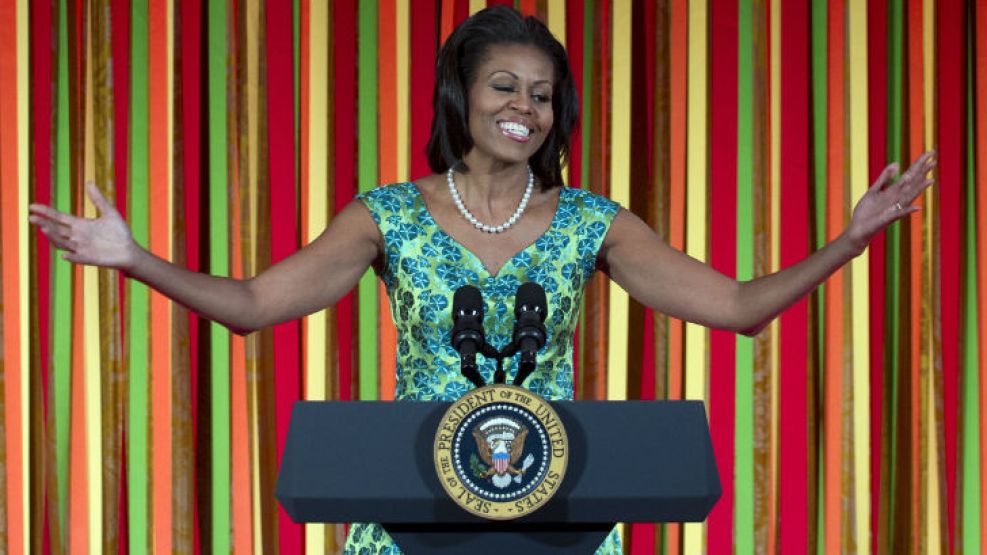 Michelle Obama, estrella de campaña.