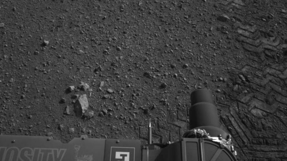 El Curiosity dio sus primeros pasos en la superficie marciana.