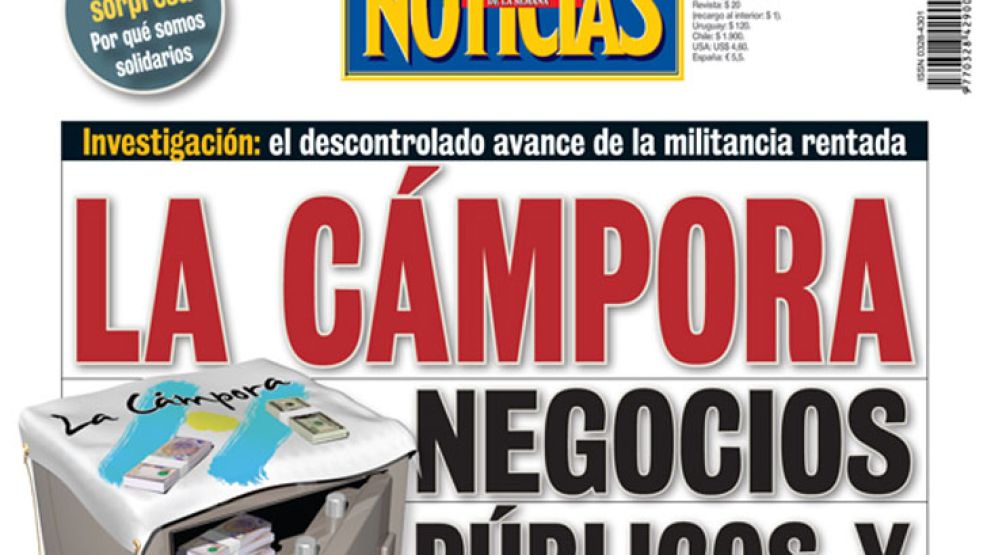 La Cámpora, tema principal de la última edición de Noticias.