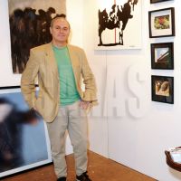 Espacio de Glam y arte moderno