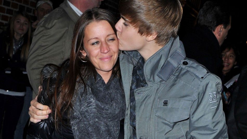 Pattie Mallette y Justin Bieber