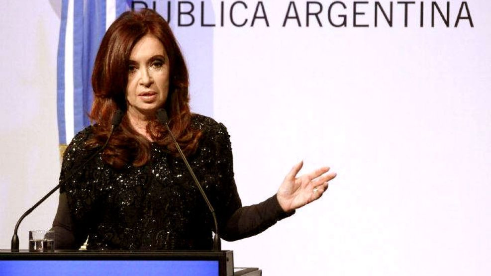 La presidenta Cristina Fernández de Kirchner en Tecnópolis.