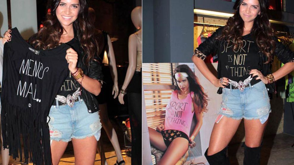 Zaira Nara presentó su nueva colección "Peuque Jeans by Zaira Spring-Summer 2013".