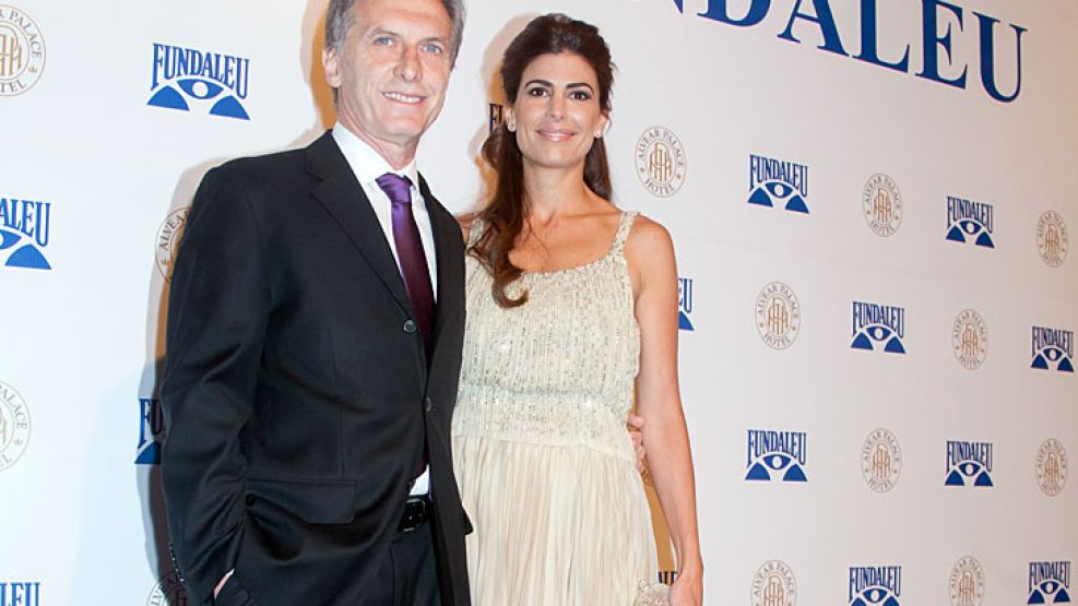 Macri junto a Juliana Awada.