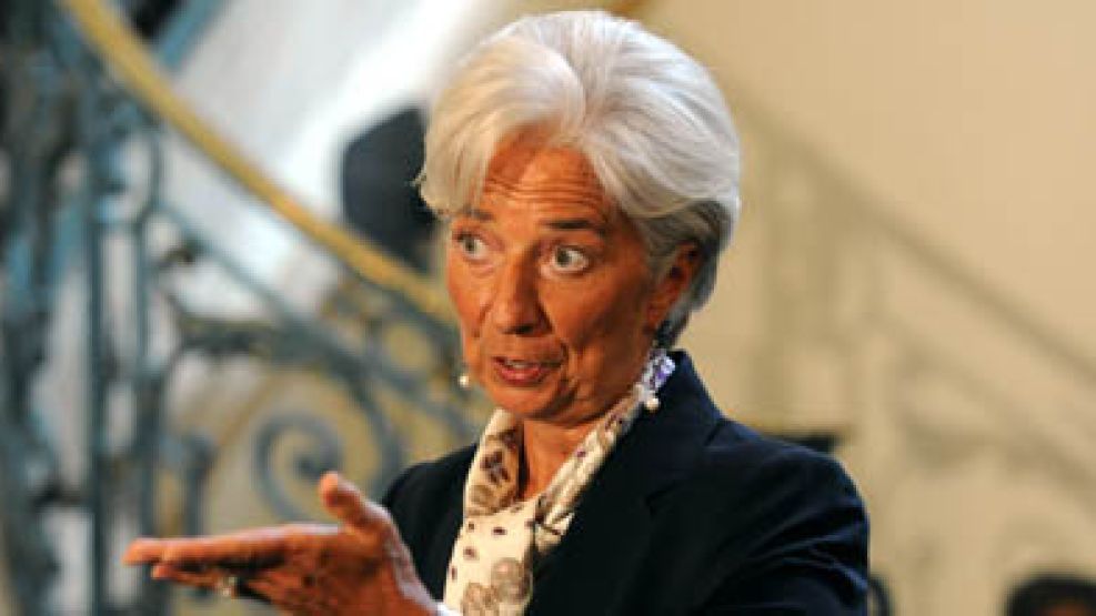 Christine Lagarde, directora gerente del FMI.