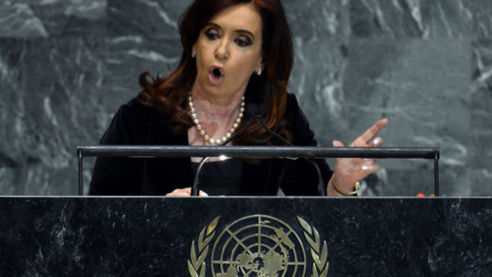 La Presidenta se presentó en la Asamblea de la ONU, con un duro mensaje al FMI, Gran Bretaña e Irán.