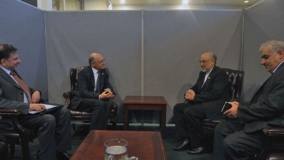 Representantes de los gobiernos de la Argentina y de Irán se reunieron hoy en la sede de las Naciones Unidas.