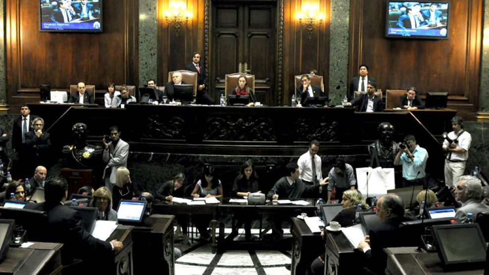 Una imagen de la legislatura porteña.