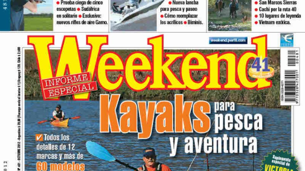 La edición de octubre de la revista Weekend. 