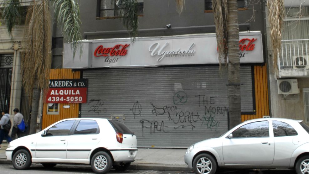 Cerrados. En las calles de Palermo y Belgrano la postal de restaurantes que bajaron las persianas se repite.