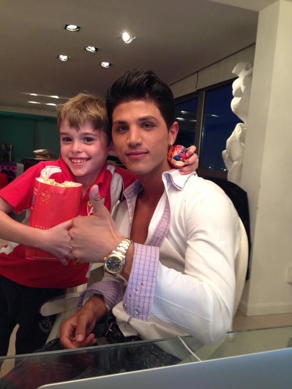 Rodrigo con Felipe