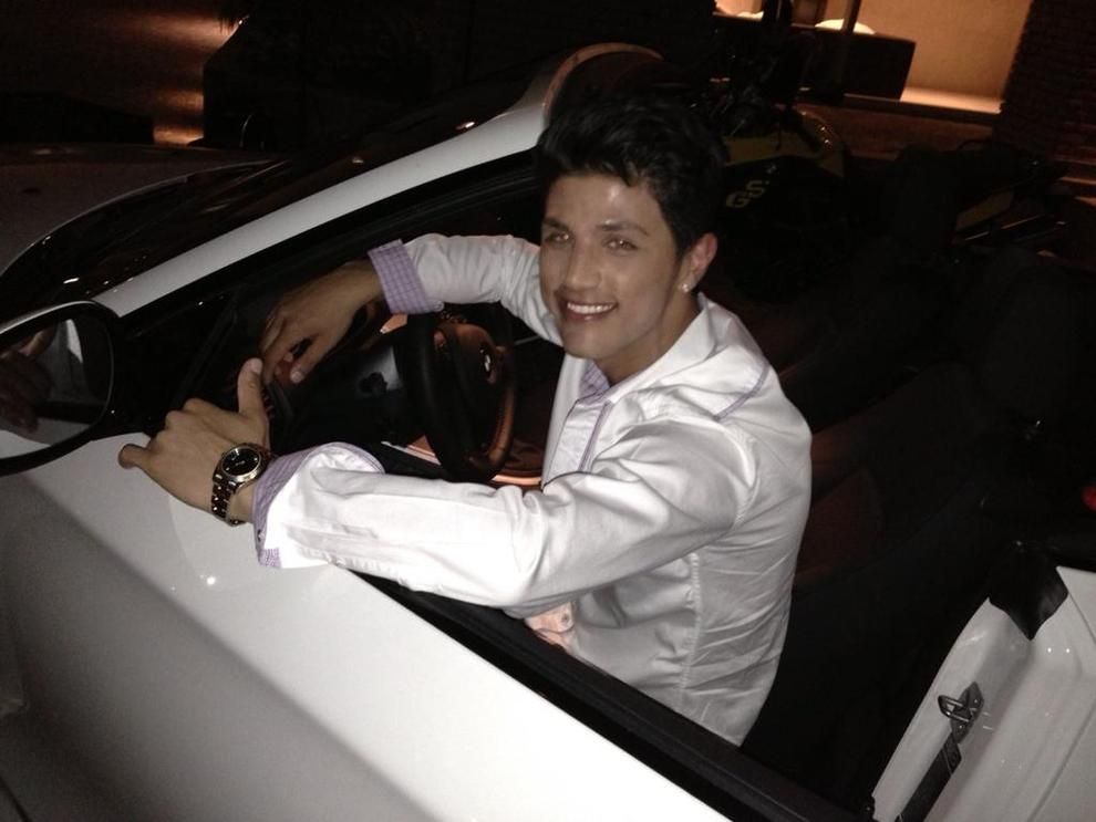 Rodrigo en el BMW