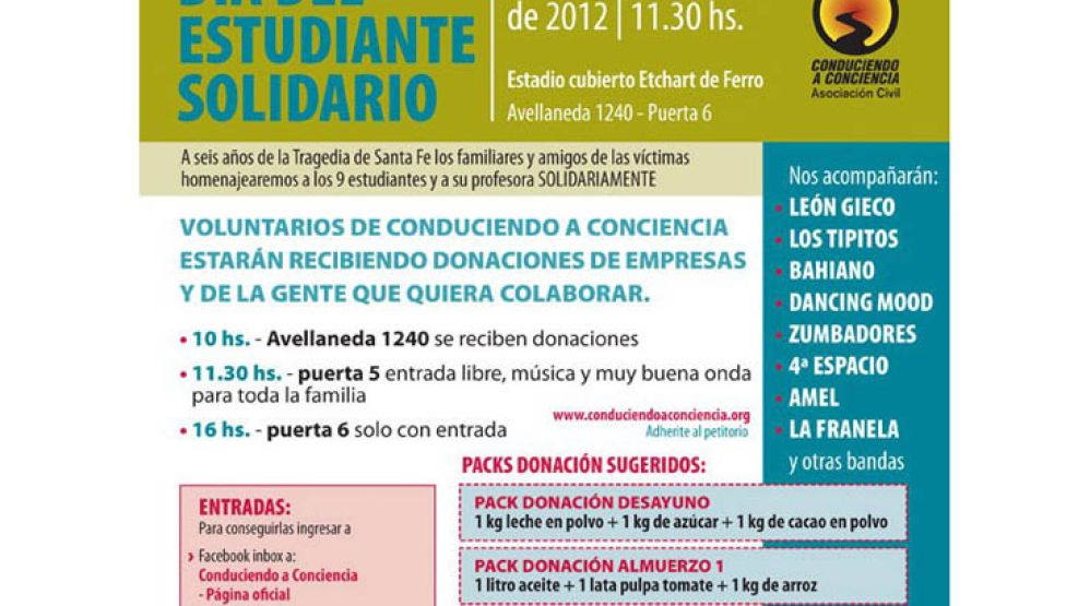 Varios artistas participarán del acto.