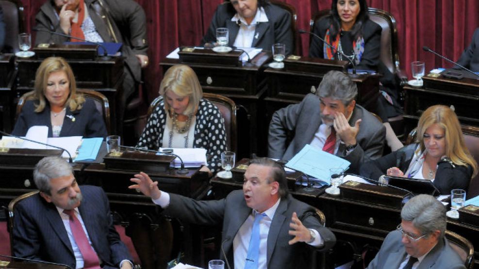 Senadores oficialistas celebraron un nuevo aniversario de la sanción de la polémica normativa.
