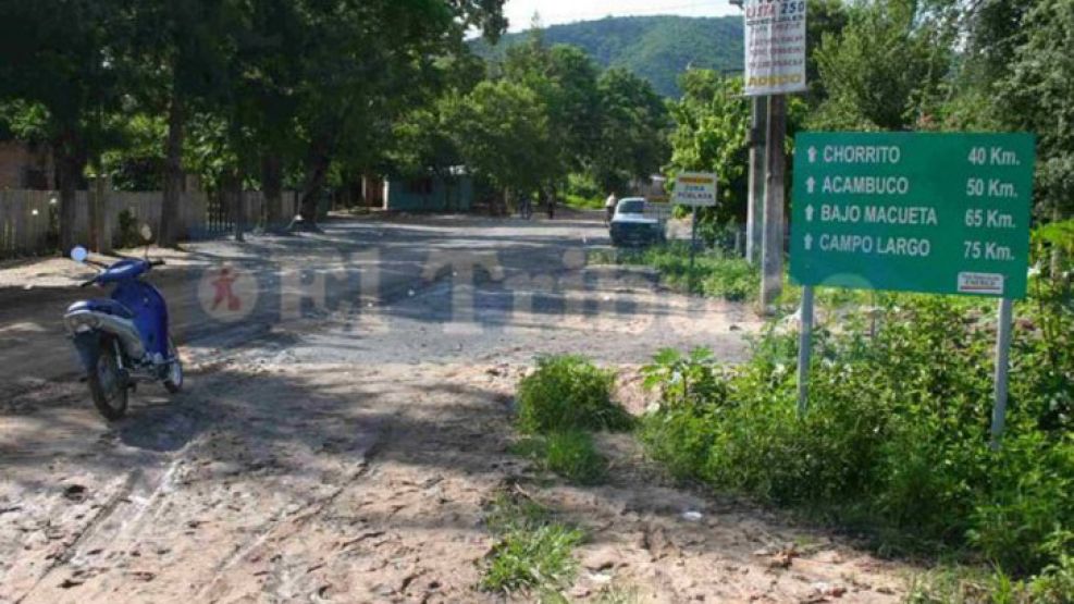 En este lugar se registró el paso del vehículo del triple crimen ayer a las 8.30, antes de ser acribillados.