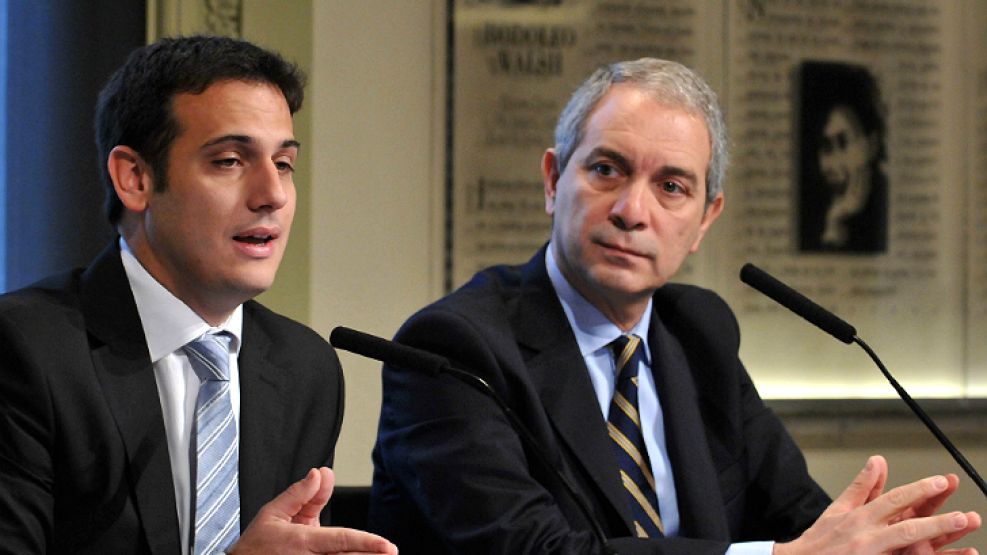 El ministro de Justicia, Julio Alak junto al secretario de Justicia, Julián Alvarez, forman parte del frente oficialista.