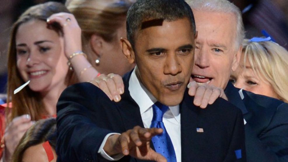 Celebración. Durante el festejo de Obama, comenzaron a llegar los mensajes de felicitación por parte de los Jefes de Estado del mundo.