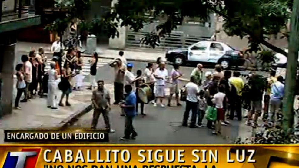 Protesta en Caballito: Rosario y Doblas