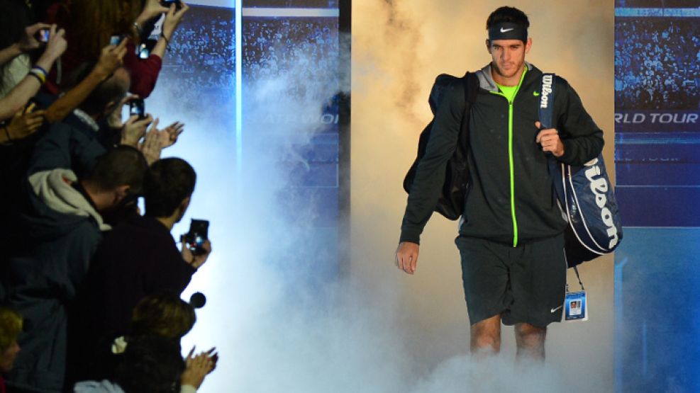 Del Potro, un "tipo grandote" en semifinales.