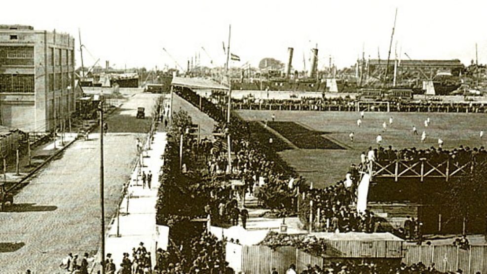 Imagen de la vieja cancha de River. 