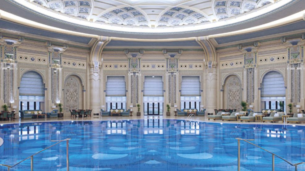 Una postal del lujoso Ritz Carlton de Riad