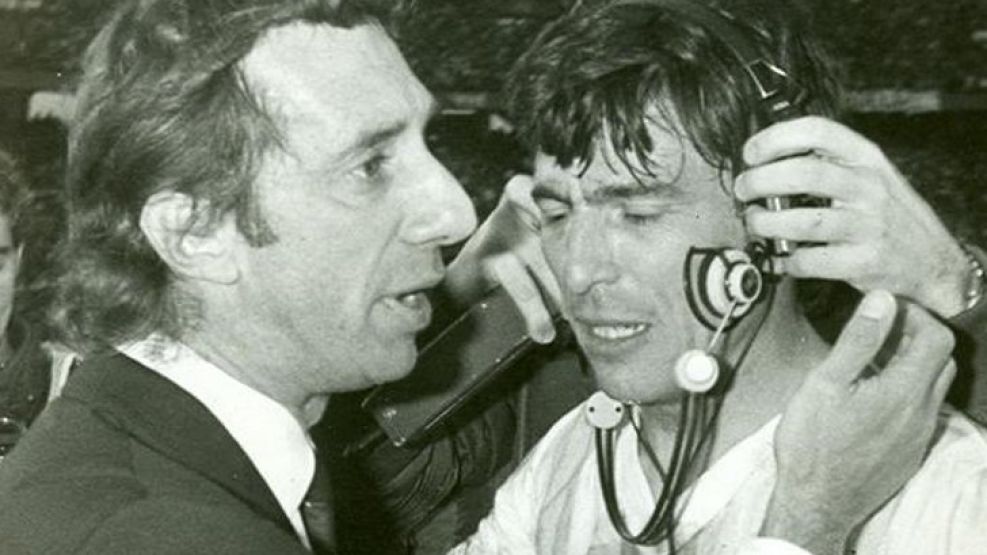 Bilardo y Passarella en 1985, antes del Mundial de México.