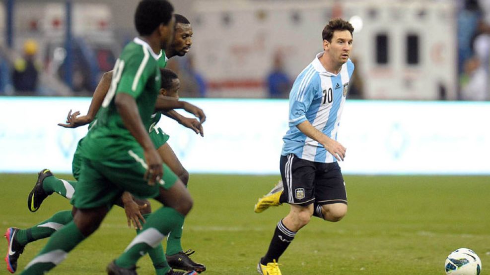 Messi, desde el arranque en el equipo argentino.