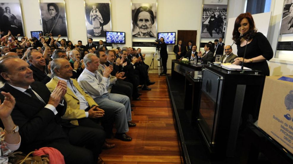 Cristina se incluyó en la clase media argentina.