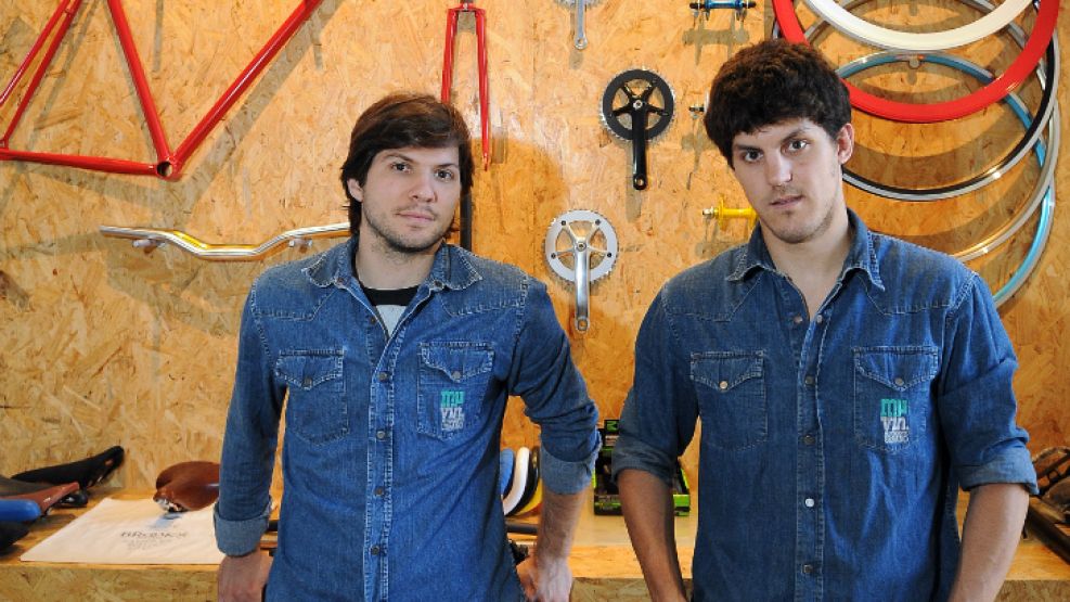 Muvin. Se instalaron en un lugar clave de Palermo: la bicisenda de Gorriti. Venden bicicletas personalizadas.